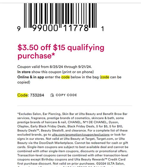 Image result for Ulta Coupon Code