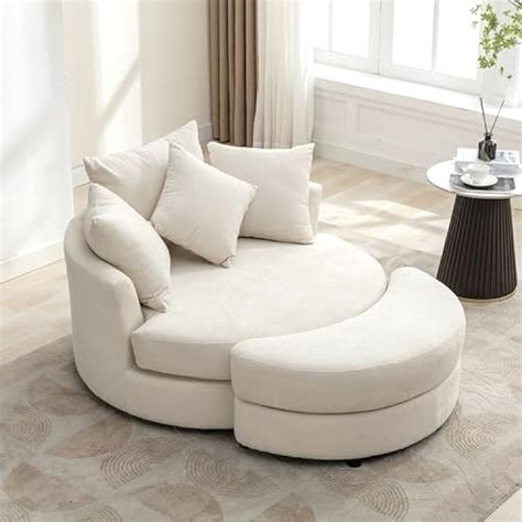 Olodumare Accent 360° Swivel Barrel Chair with Storage India | Ubuy