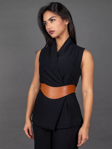 Leather Waist Belts For Women | XXS to 5XL | Italian Leather – LUDOSATI