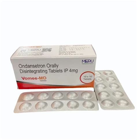 Ondansetron 4mg mouth dissolving at ₹ 477/box | Ondansetron Tablet in ...
