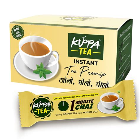 Kuppa Tea Elaichi Instant Tea Premix (10 sachets) Kholo, Gholo AUR Pi ...