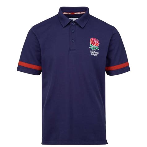 Get the Classic England Rugby Polo Shirt blue or white