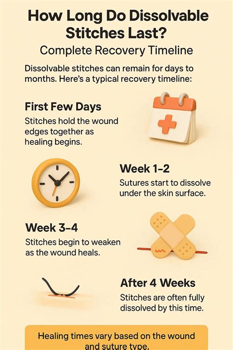 How Long Do Dissolvable Stitches Last? Complete Recovery Timeline