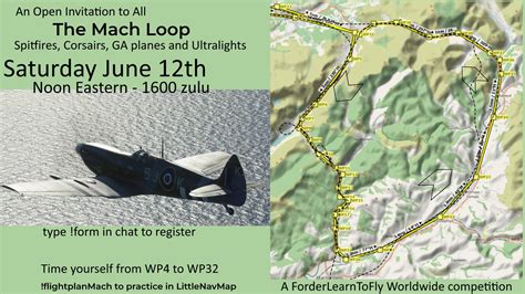 Image result for Mach Loop Flight Map
