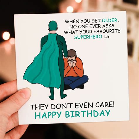 Funny Superhero Birthday Quotes Birthday Superhero Comic