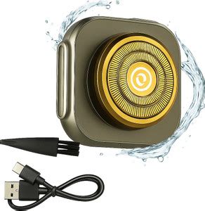 Yuva Pulse Mini Rotary Electric Foil Shaver for Men Women Waterproof ...