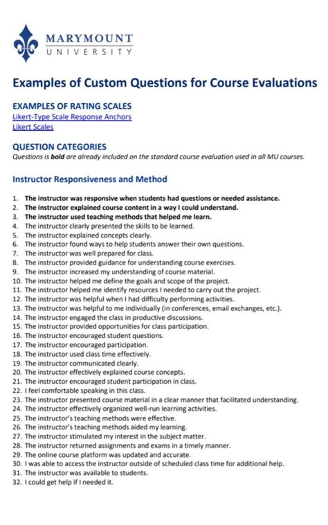 Image result for Course Evaluation Form Excel