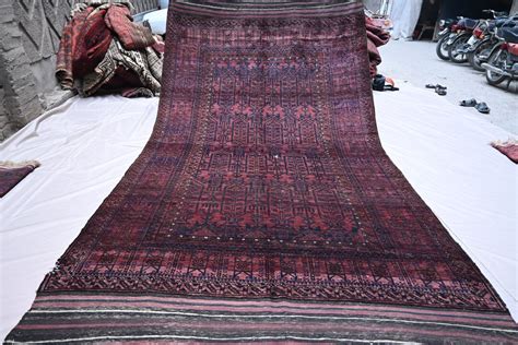 Buy Collectors Piece 7x12 Ft Antique 1940s Handmade Distressed Low Pile ...