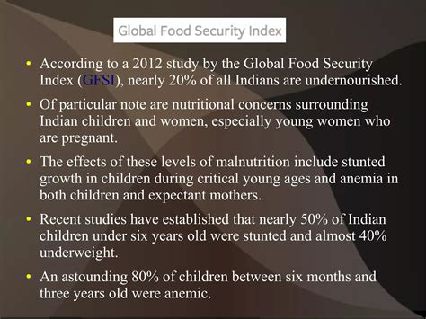 Impact of malnutrition in india | ODP