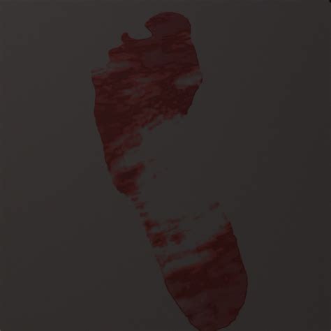 LotPixel - Dry Blood Foot Smear Decal 260