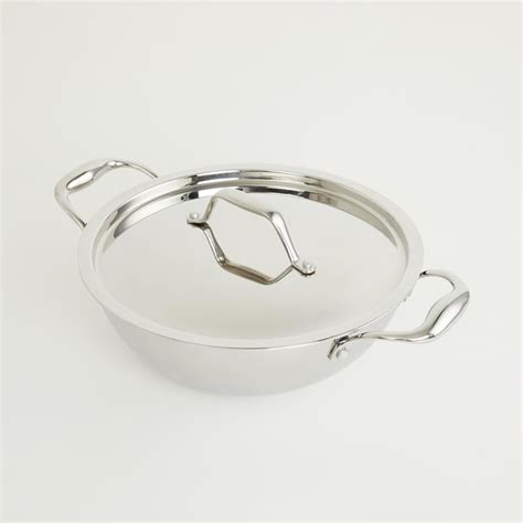 Buy Chef Special Stainless Steel Kadhai with Lid - 2.5L from Home ...