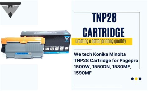 We tech Konika Minolta TNP28 Cartridge for Pagepro 1500W, 1550DN ...