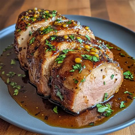 Honey Mustard Glazed Pork Tenderloin Recipe
