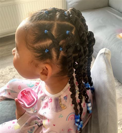 42 Cute Rubber Band Hairstyles For Little Girls - Hood MWR
