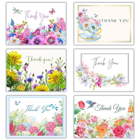 AanyaCentric Combo 2x2.9inches Pack Of 24 Thank You Mini Small Greeting ...