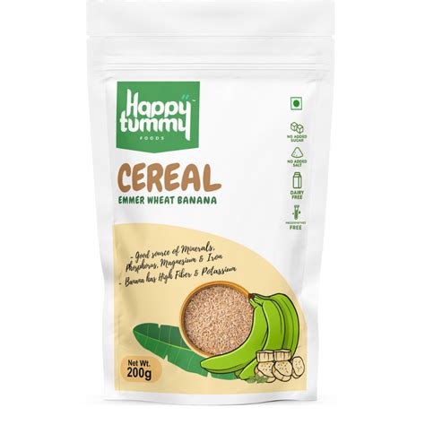 Cereal-Emmer Wheat Banana – Happy Tummy Foods