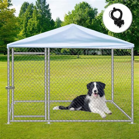 Amazon.com: Large Size Tarp for Dog Cage Waterproof, Kennel Cover Dog ...