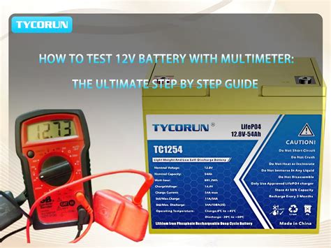 Image result for Testing 12V Battery with Multimeter
