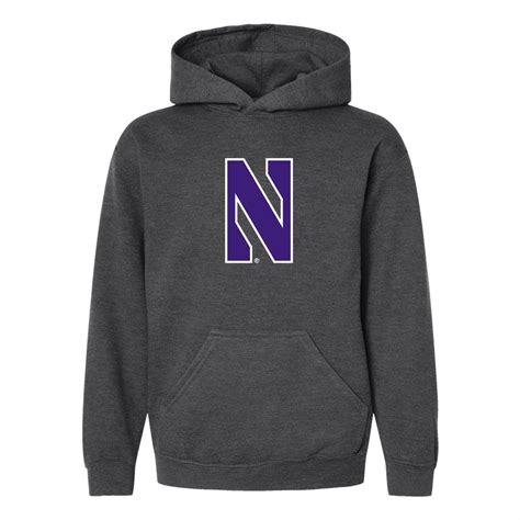 Northwestern Wildcats Youth "N" Gray Hoodie – Northwestern Team Store