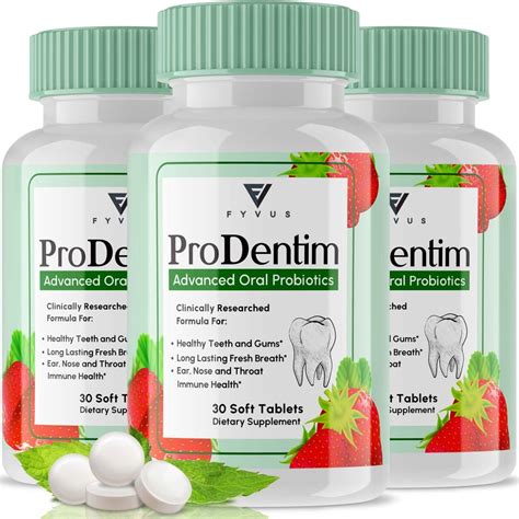 Fyvus Prodentim Chewable Tablets for Gums and Teeth, India | Ubuy