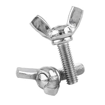 Pack of 5PCS M5 304 Stainless Steel Wing Butterfly Screws Bolts Wing ...
