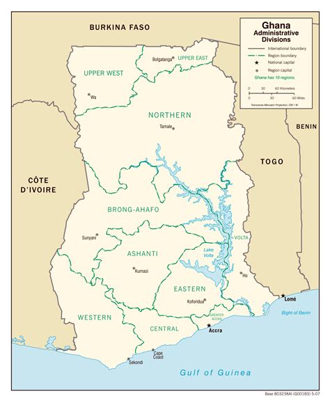 Map Of Africa With Ghana - map of africa ghana
