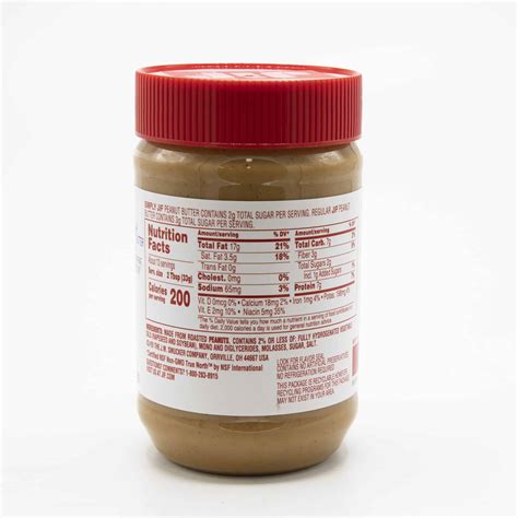 Jif Creamy Peanut Butter Low Sodium - European Food Express