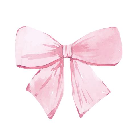 Pink Watercolour Bow Cutout | Bow drawing, Pink watercolor, Pink aesthetic