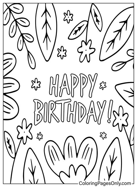Printable Birthday Cards To Color Free - prntbl.concejomunicipaldechinu ...