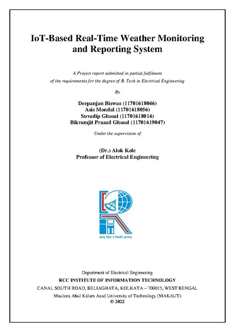 IOT based smart whether monitoring system - IoT-Based Real-Time Weather ...