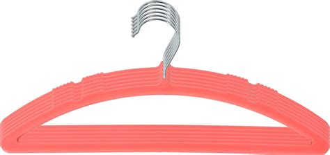 Kuber Industries 12 Piece Plastic Hanger|Wide Plastic & Anti Rust Hooks ...