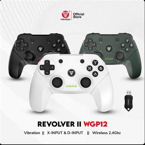 Jual Gamepad/Joystick Fantech WGP12 Wirless Gaming Controller Utk Pc ...
