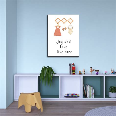 Joy and Love Live Here Wood Print Wall Art – Chalk My Theme