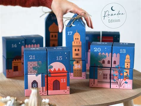 Ramadan advent calendar palestine to print cut out fill 30 boxes incl ...