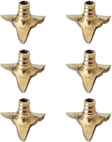 Buy TULJA ENTERPRISES Brass Wick Holder for Oil Lamp/Cotton Wick Holder ...