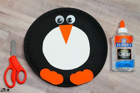 Paper Plate Penguin