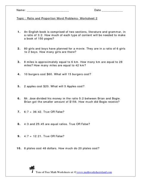 Ratio Proportion Problems 的图像结果