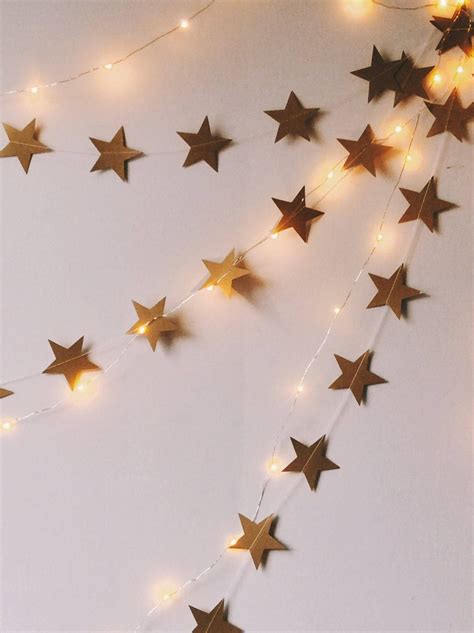 How To Make A Glitter Star Garland at James Kettler blog