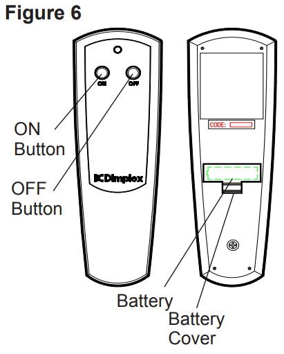 Dimplex Fireplace Remote Control Instructions 的图像结果