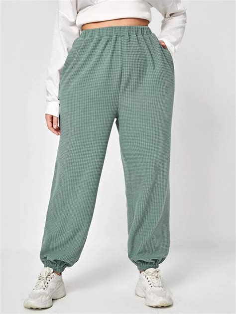 Plus Waffle Knit Sweatpants | Waffle knit, Printed sweatpants, Sweatpants