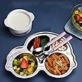 Happy Hues® Stainless Steel Divided Meal Plate Tray-3 Compartments ...