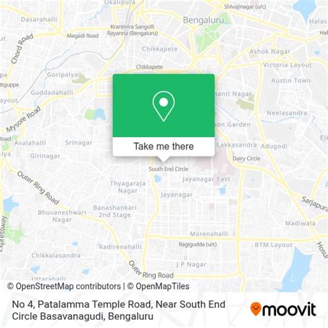How to Get to No 4, Patalamma Temple Road, Near South End Circle ...