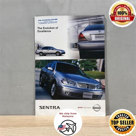 Nissan Sentra The Evolution Of Excellence Catalog / Catalogue 100% Original Use | Shopee Malaysia