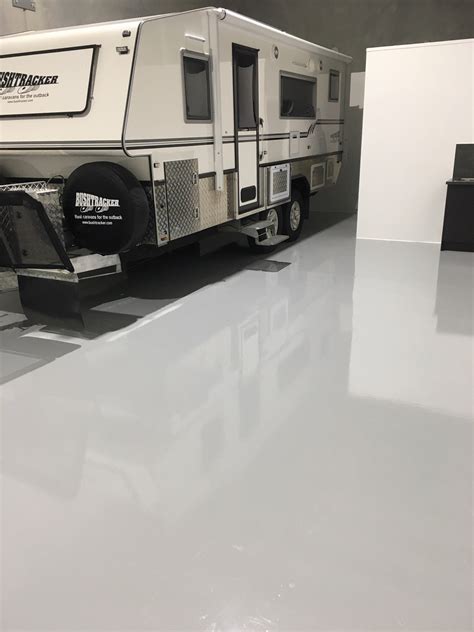 Epoxy Flooring - Storage Shed - Superior Concrete Finishes