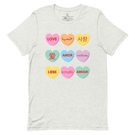 Love in Every Language Valentine's Day Shirt – Teacher Noire