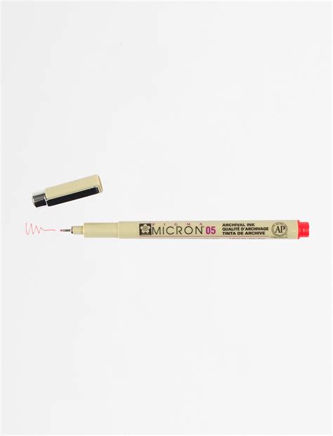 Sakura Pigma Micron 05 Red – Poku.no