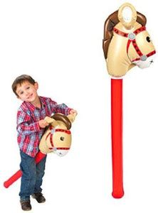 FUN EXPRESS Inflate Stick Horse 12/5939 Pack Of 1 - Inflate Stick Horse ...