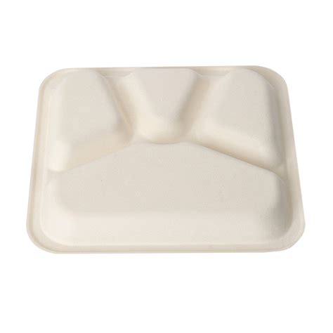 Eco-Friendly 4 Compartment Tray – Ditch the Disposables – Ecoware