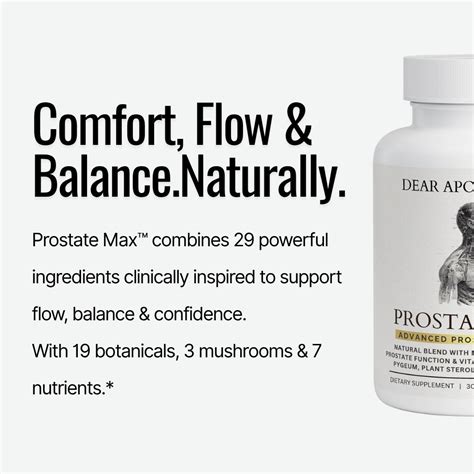 Prostate Max | Advanced Prostate & Urinary Health Formula | Dear Apothecary