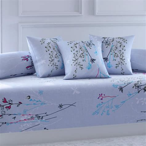 Buy SWAYAM Veda Printed 6-Pc. Diwan Set - 152 x 228 cm from Swayam at ...